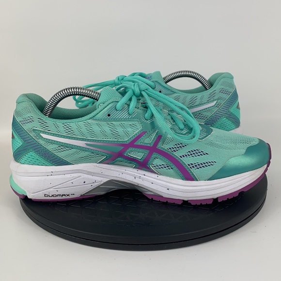 Asics GT-1000 5 Mint Green/Purple Running Shoes T6A9N Women's Size 10 D - Picture 10 of 12